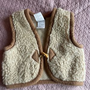 Stylish alwero wool vest - size: 2/3 years old